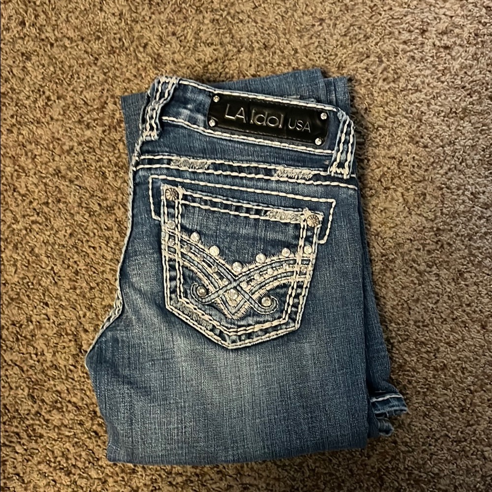 L.A. idol Women's Blue Jeans